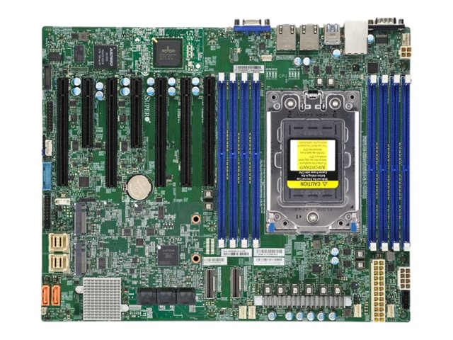 SUPERMICRO H12SSL-CT - Motherboard - ATX - Socket SP3 - USB 3.0 - 2 x 10 Gigabit LAN - onboard graphics MBD-H12SSL-CT-O