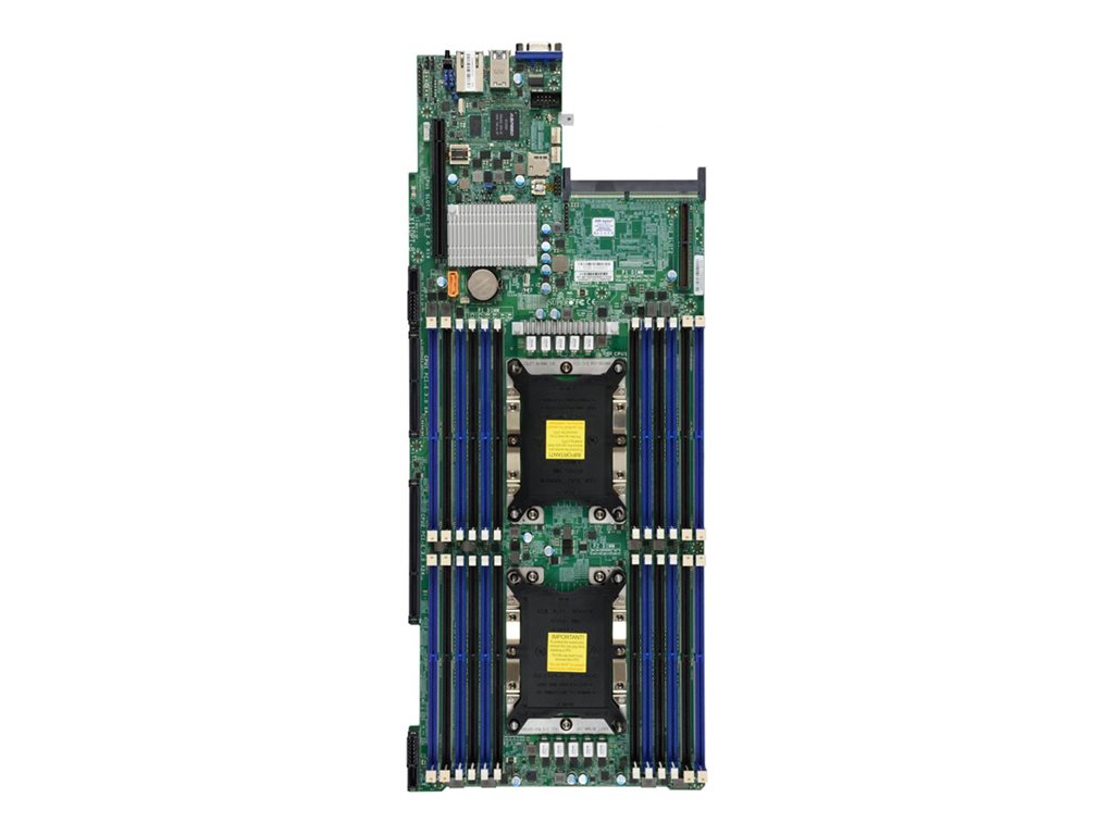 SUPERMICRO MBD-X11DPT - Motherboard - LGA3647 Socket. - 2 CPUs supported - C621 Chipset - USB 3.0 - onboard graphics MBD-X11DPT-B