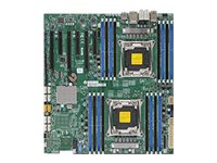 SUPERMICRO X10DAX - Motherboard - extended ATX - LGA2011-v3 Socket - 2 CPUs supported - C612 Chipset - USB 3.0 - 2 x Gigabit MBD-X10DAX-O