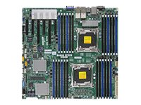 SUPERMICRO X10DRC-T4+ - Motherboard - enhanced extended ATX - LGA2011-v3 Socket - 2 CPUs supported - C612 Chipset - USB 3.0 - MBD-X10DRC-T4+-B
