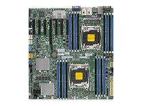 SUPERMICRO X10DRH-C - Motherboard - extended ATX - LGA2011-v3 Socket - 2 CPUs supported - C612 Chipset - USB 3.0 - 2 x Gigabit MBD-X10DRH-C-B