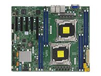 SUPERMICRO X10DRL-LN4 - Motherboard - ATX - LGA2011-v3 Socket - 2 CPUs supported - C612 Chipset - USB 3.0 - 4 x Gigabit LAN - MBD-X10DRL-LN4-O