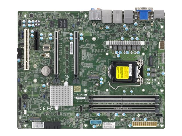 SUPERMICRO X12SCA-F - Motherboard - ATX - LGA1200 Socket - W480 Chipset - USB-C Gen2, USB 3.2 Gen 1, USB 3.2 Gen 2 - Gigabit MBD-X12SCA-F-O