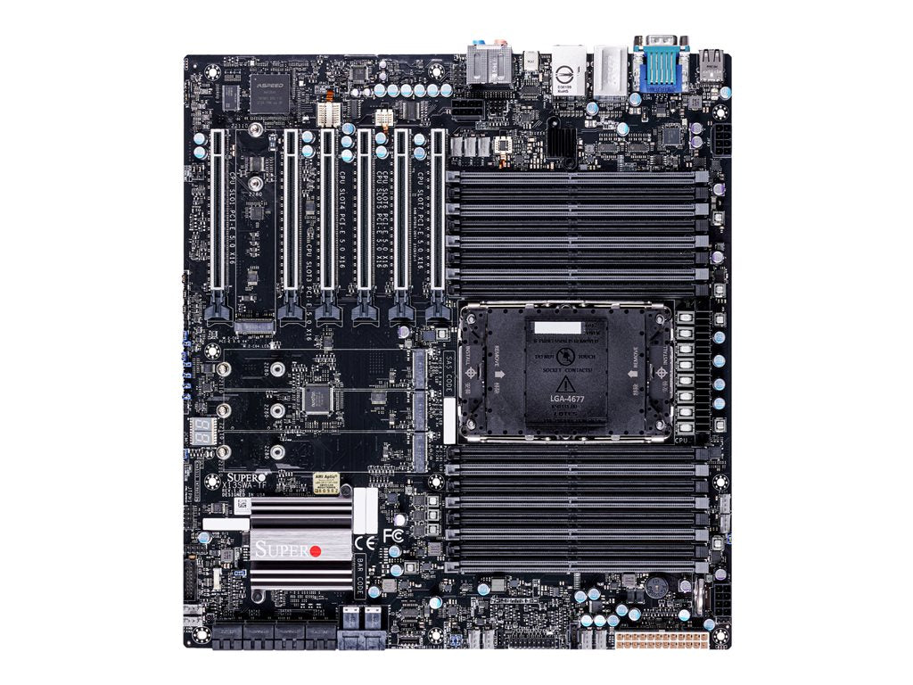 SUPERMICRO X13SWA-TF - Motherboard - extended ATX - LGA4677 Socket-E - W790 Chipset - USB 3.1 Gen 2, USB 3.2 Gen 1, USB-C 3.2 MBD-X13SWA-TF-O