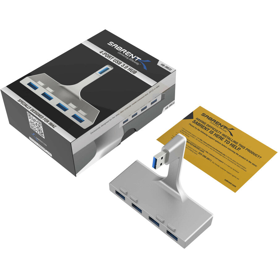 Sabrent 4-Port Usb 3.0 Hub For Imac Slim Unibody
