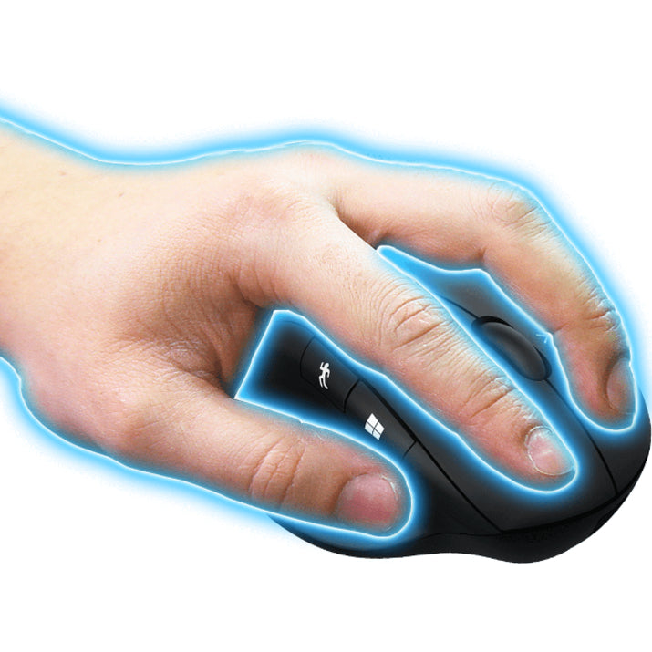 Sabrent Ergonomic 2.4GHz Wireless Rechargeable Mouse with 4D Function MS-WRCH-PK50