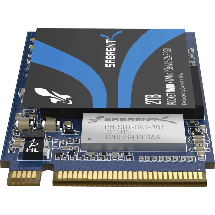 Sabrent Rocket SB-1342-2TB 2 TB Solid State Drive - M.2 2242 Internal - PCI Express NVMe (PCI Express NVMe 3.0 x4)