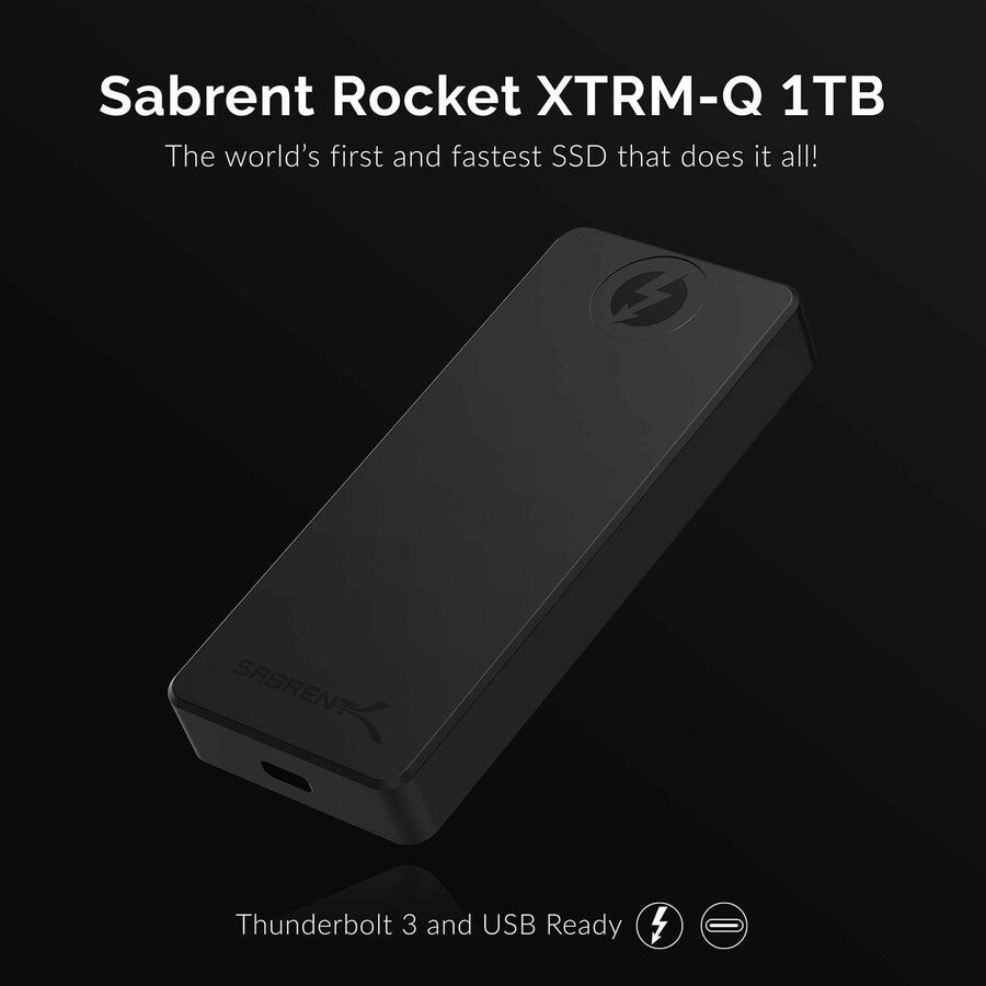 Sabrent Rocket XTRM-Q SB-XTMQ-1TB 1 TB Solid State Drive - External - PCI Express NVMe