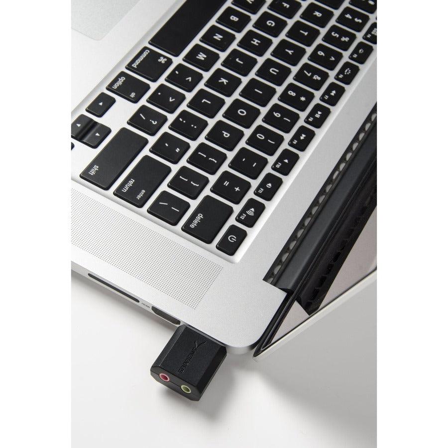 Sabrent Usb External Stereo 3D Sound Adapter | Black