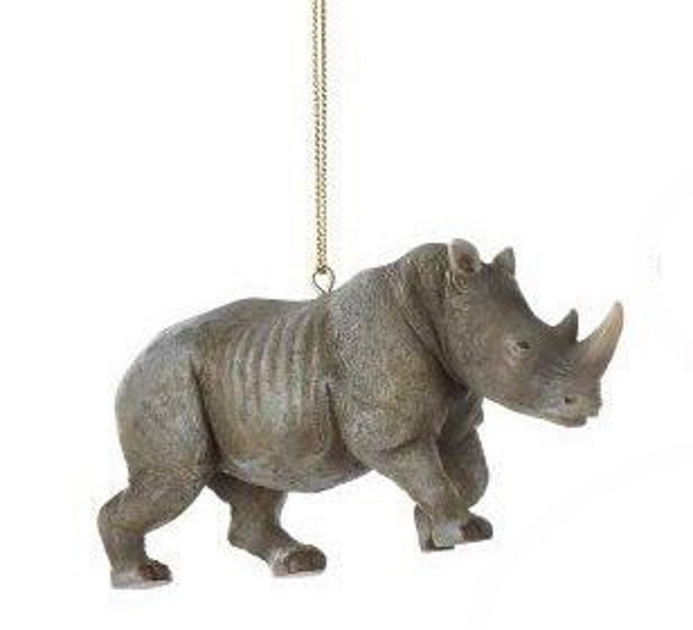 Safari Animal Ornament - Rhino