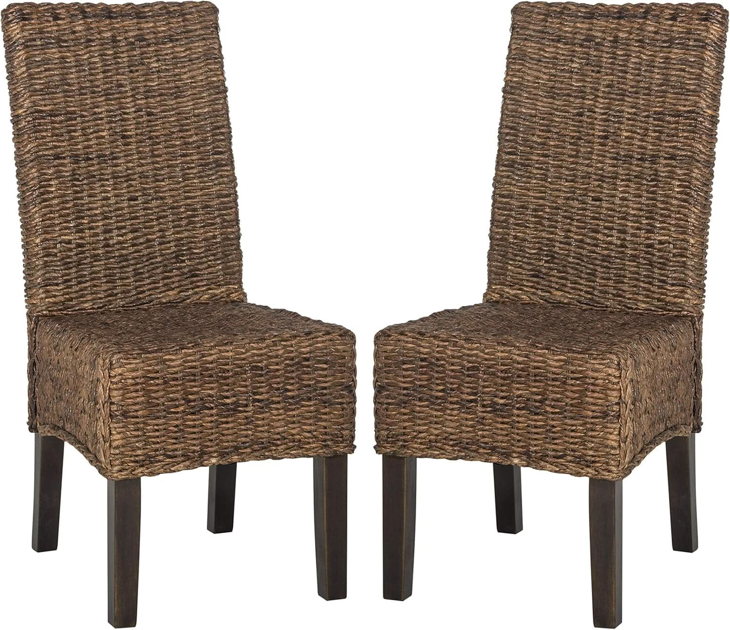 Safavieh Avita Natural Wicker 18 Inch Dining Chair