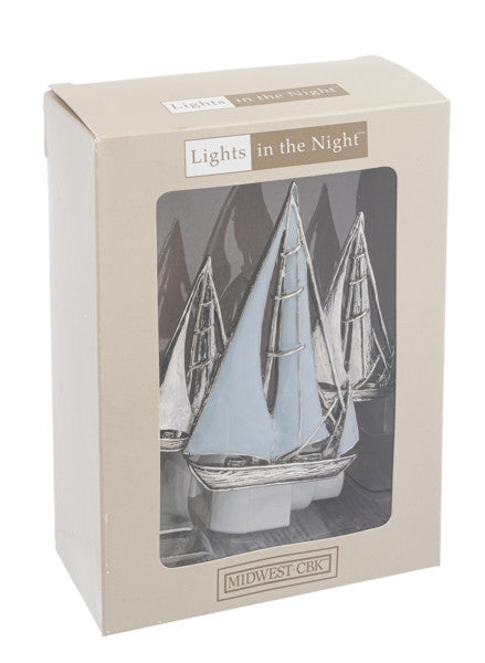 Sailboat Nightlight - Zinc