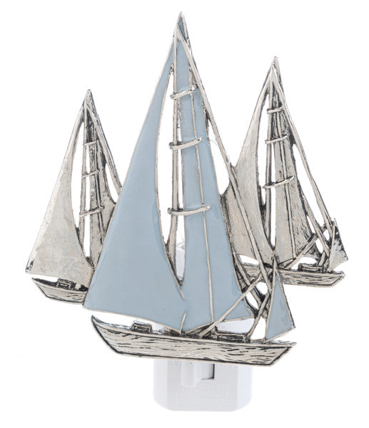 Sailboat Nightlight - Zinc