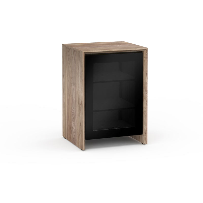 Salamander Barcelona 317 Coffee Table – Natural Walnut & Black Glass, Modern Design