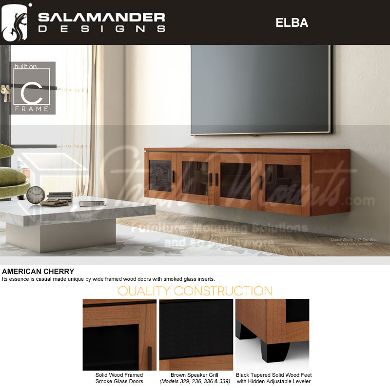 Salamander Elba 217 Subwoofer Enclosure – Premium American Cherry Finish