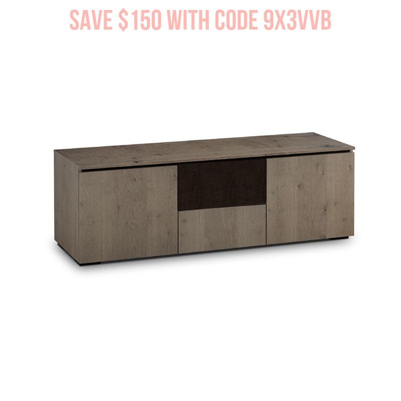Salamander Lancaster 236 Barnboard Oak AV Cabinet – Premium Media Storage