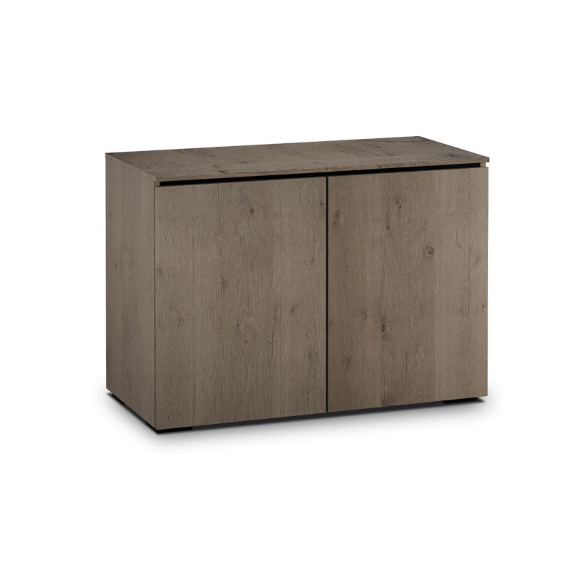 Salamander Lancaster 323 Barnboard Oak AV Cabinet with Soft-Close Doors