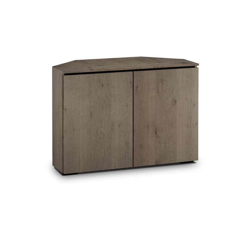 Salamander Lancaster 323 Corner AV Cabinet Barnboard Oak Storage