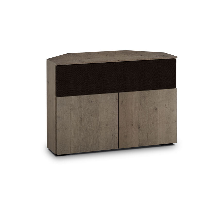 Salamander Lancaster 329 Corner AV Cabinet with Barnboard Oak Finish