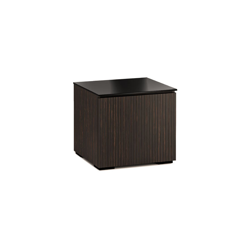 Salamander Manhattan 217 Sub Enclosure with Maro Ebony & Black Glass Top for Home Theater