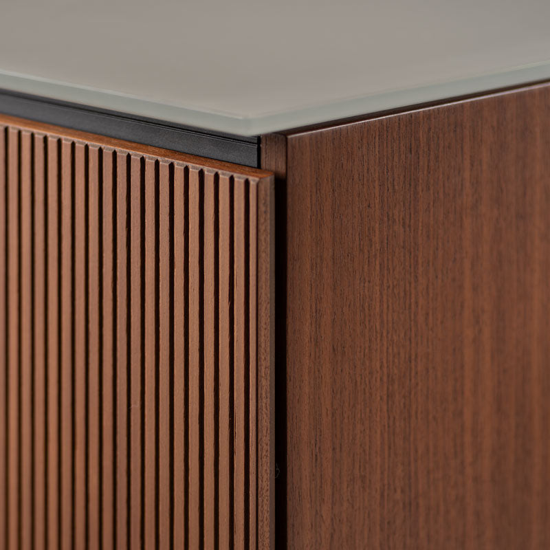 Salamander Manhattan 245 Doors & Sides Set with Matte Taupe Glass Top