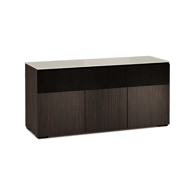 Salamander Manhattan 339 Maro Ebony Doors & Sides with Matte Taupe Glass Top for Modern Interiors