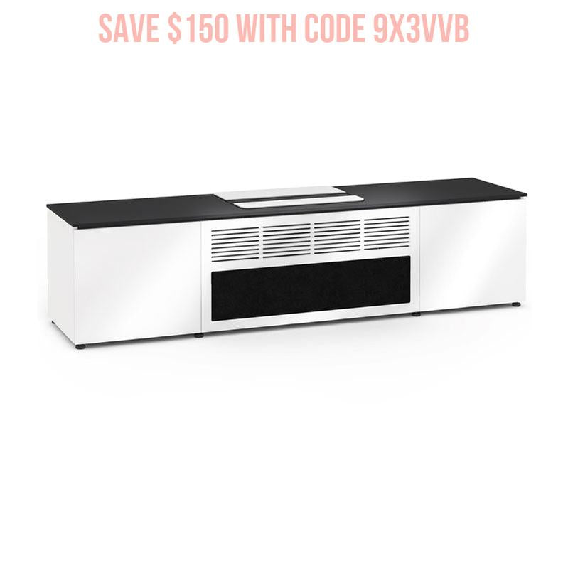 Salamander Miami 245 Cabinet for Leica UST Projector Integration – Sleek Black Top