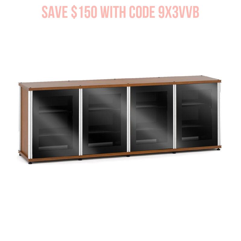 Salamander Synergy 347 AV Cabinet – Modular Cherry with Aluminum Posts