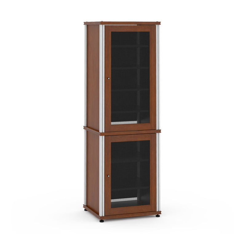 Salamander Synergy 703C/A Cherry AV Cabinet with Aluminum Posts