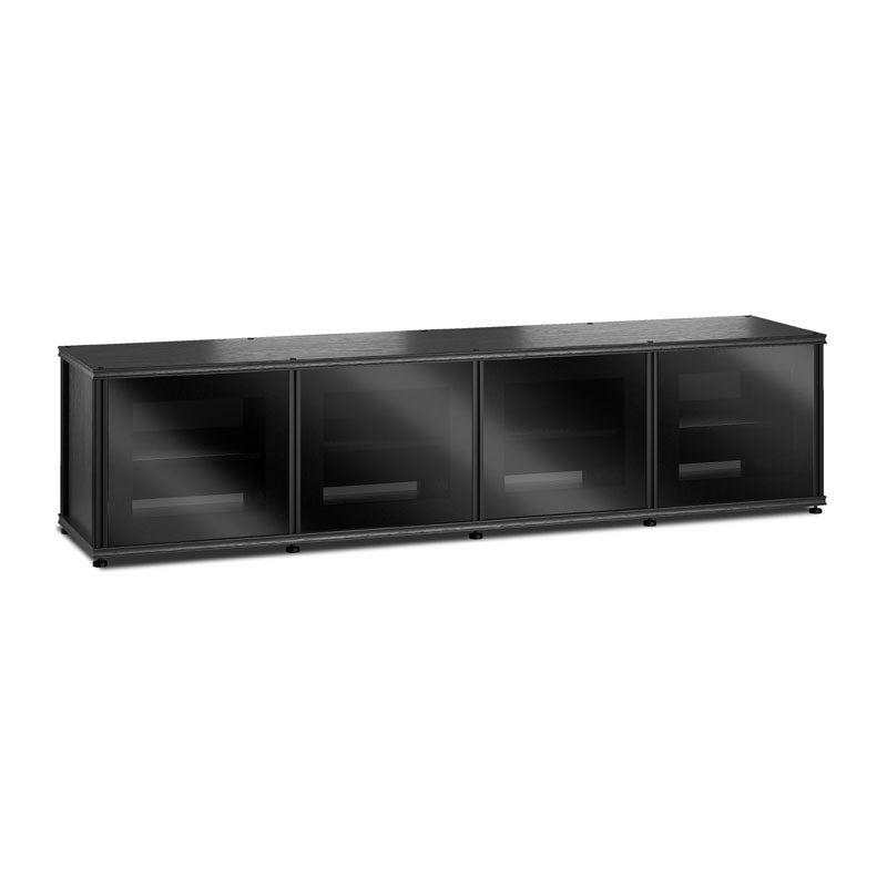 Salamander Synergy Model 247 Black Oak Door System with Black Glass & Posts – Modern Design for Premium Spaces