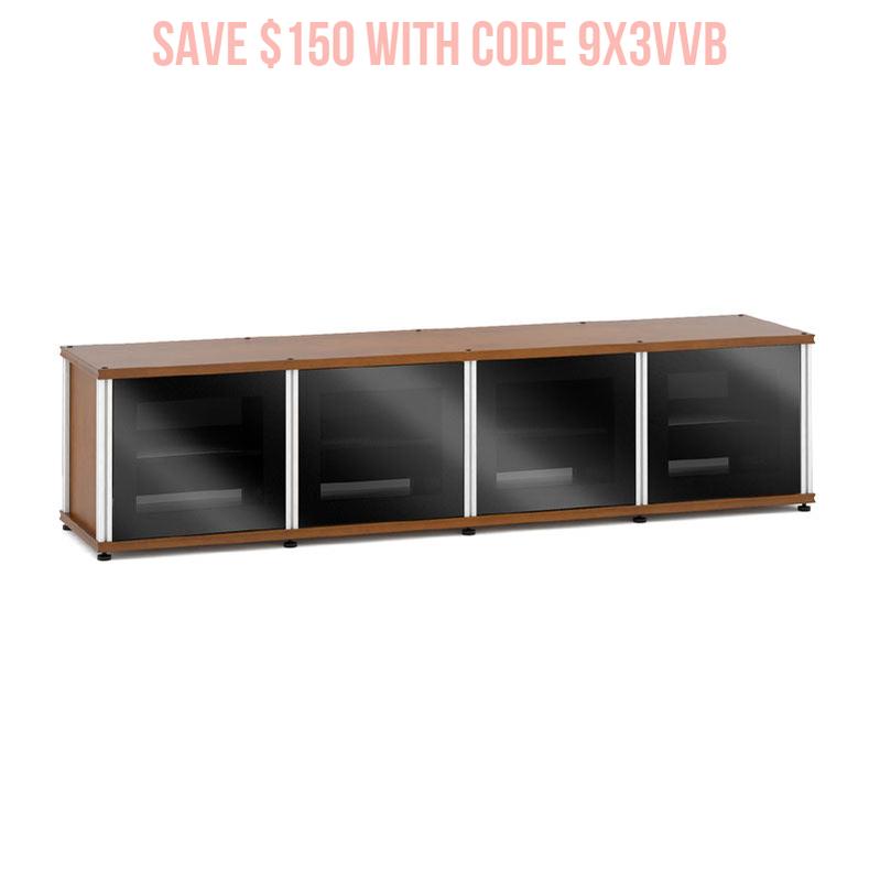 Salamander Synergy Model 247C/BG/A Cherry Display with Aluminum Posts for Professionals
