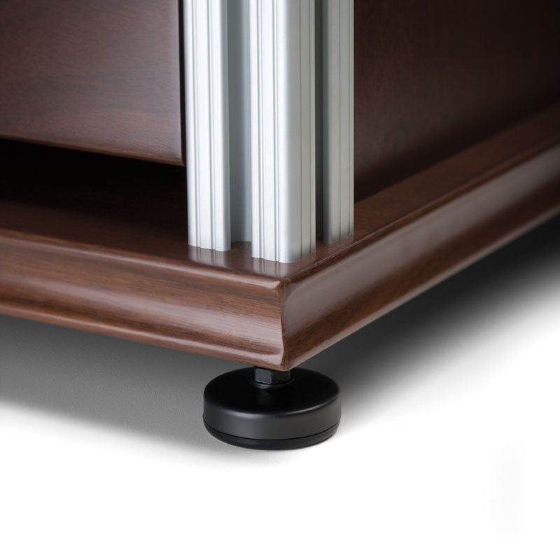 Salamander Synergy Model 345 Cherry AV Cabinet with Black Posts