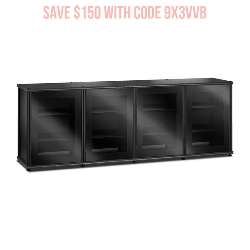 Salamander Synergy Model 347 Black Oak AV Cabinet for Home Theater