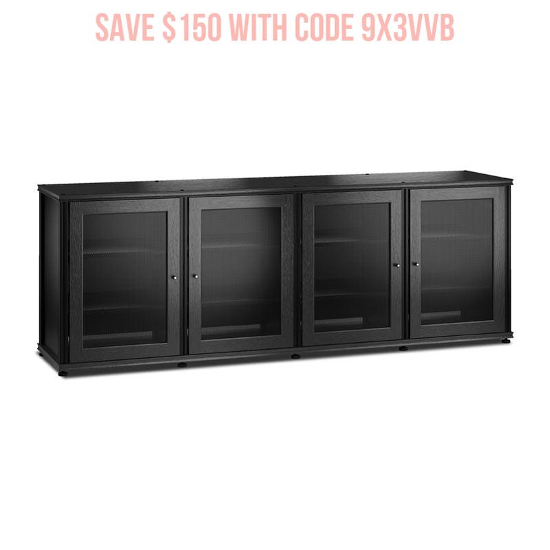 Salamander Synergy Model 347 Black Oak with Black Posts – Sleek Modern Design