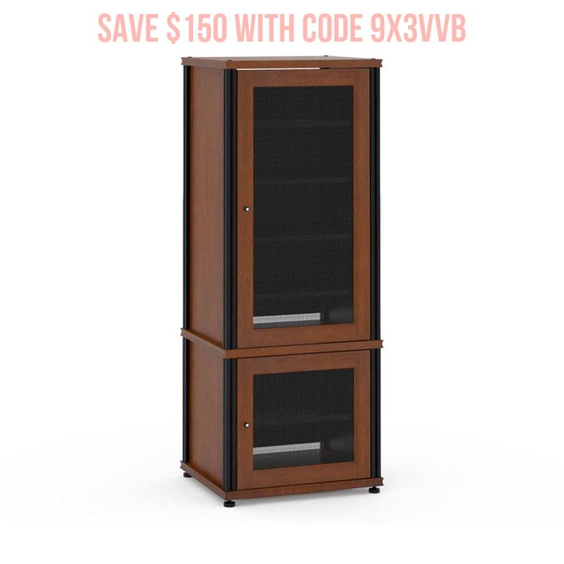 Salamander Synergy Model 603C/B AV Cabinet – Modular Cherry Storage