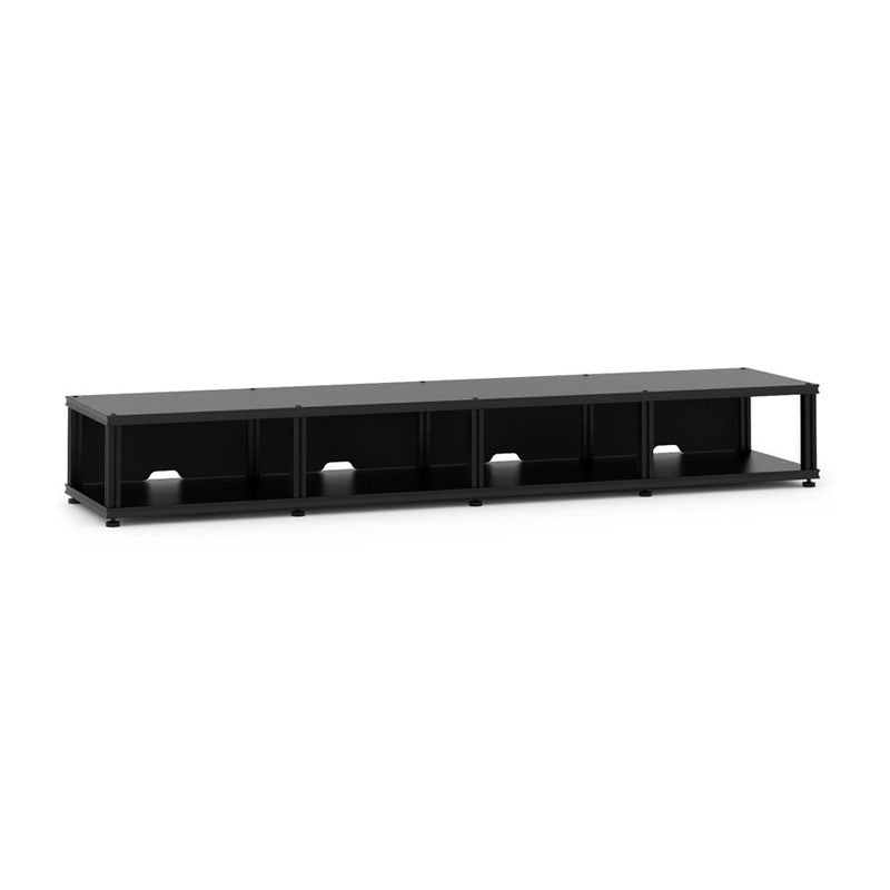 Salamander Synergy Quad 10 AV Cabinet Black Oak with Cable Management
