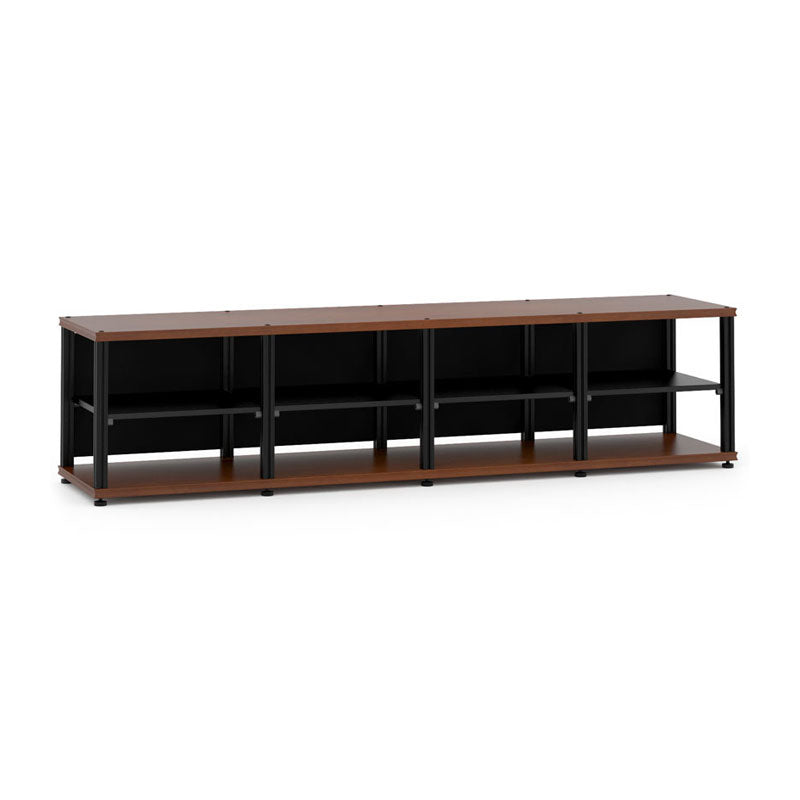 Salamander Synergy Quad 20 AV Cabinet Cherry Black Posts for Home Theater