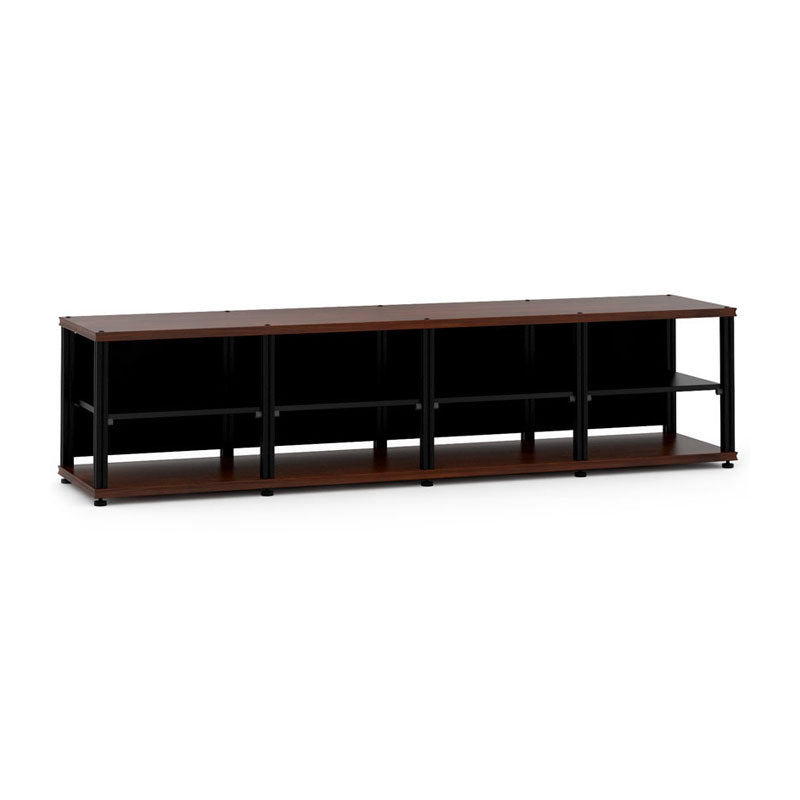 Salamander Synergy Quad 20 Walnut AV Rack with Adjustable Shelves