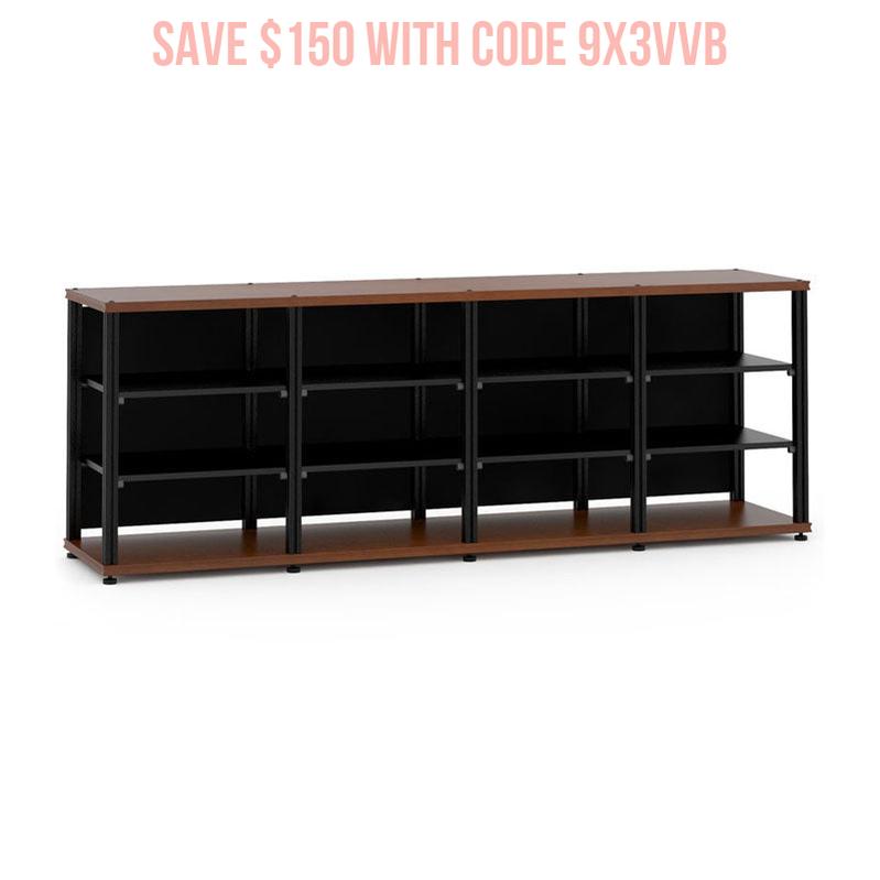 Salamander Synergy Quad 30 Cherry Storage Unit with Black Posts
