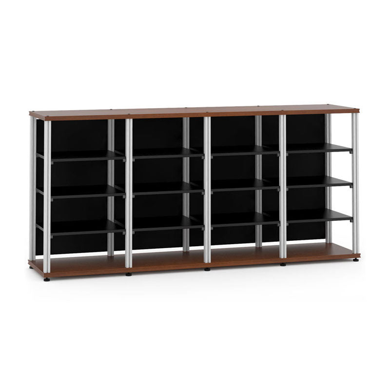 Salamander Synergy Quad 40 Cherry AV Cabinet with Aluminum Posts