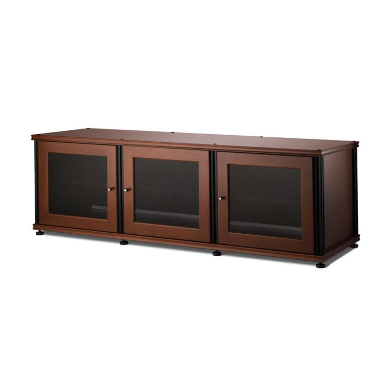 Salamander Synergy SB237C/B Single Box AV Cabinet Cherry Black Posts