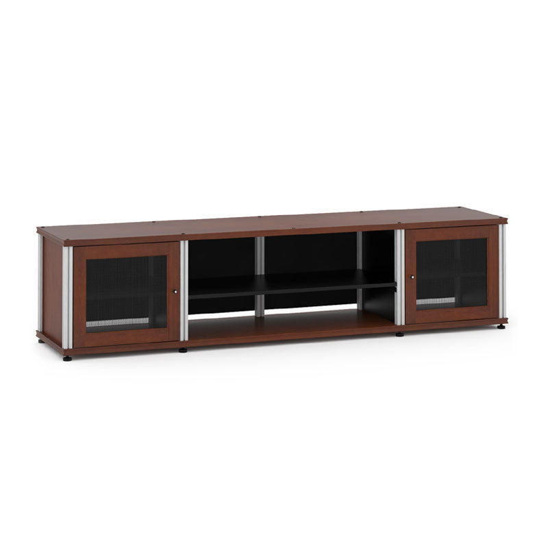 Salamander Synergy SB248C/A Cherry AV Cabinet with Aluminum Posts for Home Theater