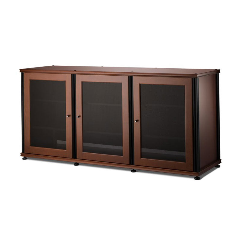 Salamander Synergy SB337C/B AV Cabinet Cherry Black Posts – Large Capacity