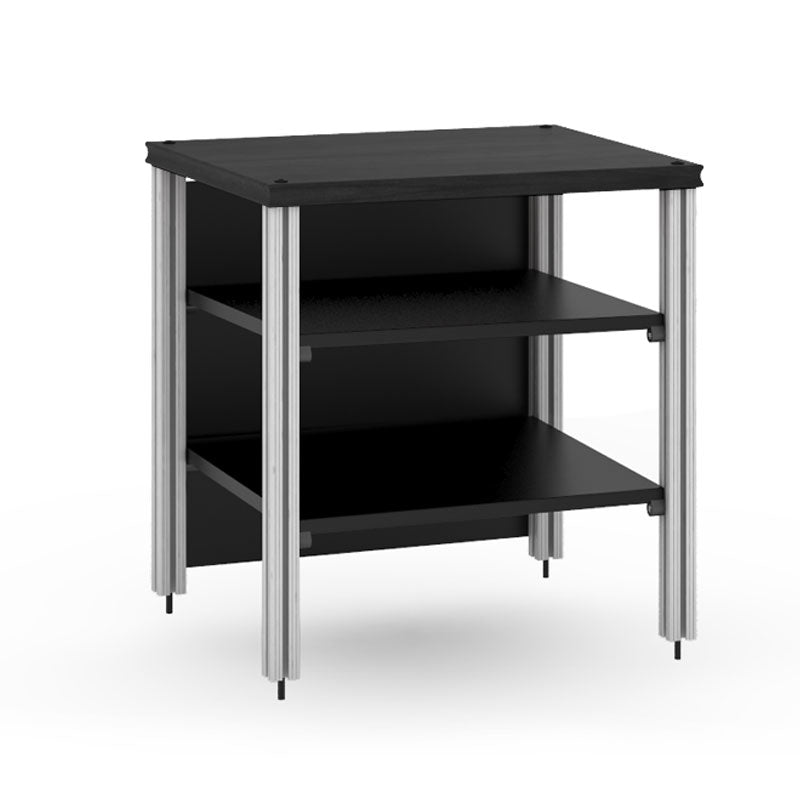 Salamander Synergy Single 30" Extension Black Oak Aluminum Posts for Scalable Storage