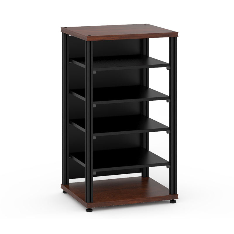 Salamander Synergy Single 40" Media Module Dark Walnut with Black Posts
