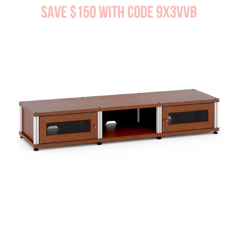 Salamander Synergy Single Box 132cm Cherry with Aluminum Posts – Modular Storage