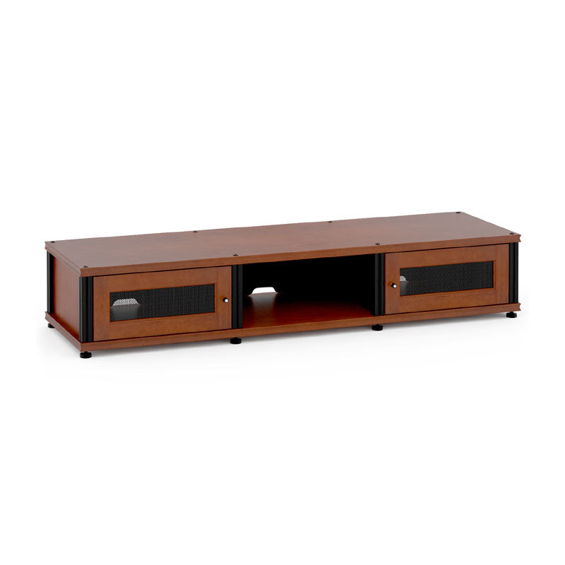 Salamander Synergy Single Box 132cm Cherry with Black Posts – Modular Storage