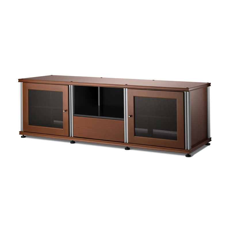 Salamander Synergy Single Box 236 Cherry AV Cabinet with Aluminum Posts