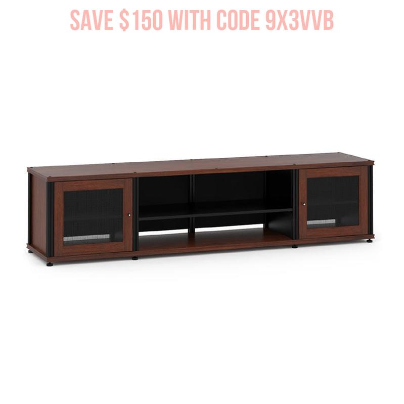 Salamander Synergy Single Box 248 Walnut AV Cabinet for Home Theater