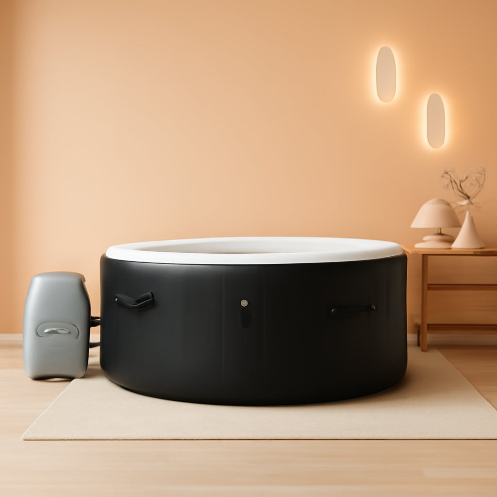 SaluSpa Miami AirJet Inflatable Hot Tub 2 To 4 Person Black
